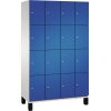 C+P Schließfachschrank Cambio *1.200 x 1.980 x 525 mm (B x H x T)* *16 Fächer* *lichtgrau* enzianblau Produktbild pa_produktabbildung_1 S