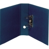 Navy Ordner mit zwei Ringen und Loch für Abheftung, innen ohne Einlagen.