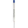 Blaue Gelmine von Parker in silberner Hülse für Kugelschreiber.