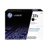 HP Tonerkartusche schwarz 37X in einer Verpackung mit Angaben zur JetIntelligence-Technologie.