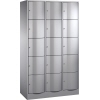 C+P Schließfachschrank Resisto 1.150 x 1.950 x 540 mm (B x H x T) 15 Fächer weißaluminium weißaluminium Produktbild pa_produktabbildung_1 S