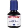 Blauer Nachfülltintentiegel für edding Marker, 30 ml, mit Tropfendosierer.