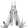 Multitool mit 21 Funktionen, Zange und verschiedenen Klingen in offener Position.