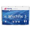Packung mit Fripa Wischfix Küchenrolle in blauer Gestaltung mit vier Rollen.