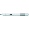 Weißer Lamy Kugelschreiber pico in gestreckter Form von der Seite.