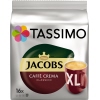 Verpackung von Tassimo Caffè Crema Classico XL mit Tasse und Blumenlogo.