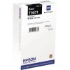 Schwarze Epson Tintenpatrone T9071 in einer Verpackung mit Angaben zu Inhalt und Seitenleistung.