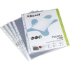 Prospekthüllen im DIN A5 Format aus transparentem Material, stapelbar und in Packungen.