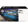 HP Tintenpatrone 991X schwarz in Verpackung mit farbigem Hintergrund und Produktinformationen.