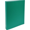 Grünes Ringbuch im DIN A4 Format mit 4 Ringen und Rundmechanik.
