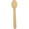 Kompostierbarer, splitterfreier Holzlöffel mit glatter Oberfläche und stabiler Form.