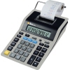 Tischrechner mit Druckausgabe, zweifarbiger Druck und PC-ähnlicher Tastatur.