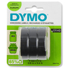 Schwarzes Prägeband für DYMO® Prägegerät, 9 mm x 3 m, 3 Stück pro Packung.