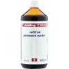 Nachfülltinte für Marker in einer 1000 ml Flasche mit rot-weißer Etikettierung.