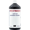 Schwarze Nachfülltinte für Marker in einem 1000 ml Flaschenbehälter.