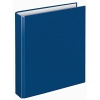 Blaues DIN A5 Ringbuch mit D-Mechanik und zwei Ringen, geschlossene Ansicht.