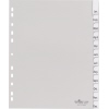 Transparente Ordnerregister mit beschriftbaren Tabs für Ringbücher.
