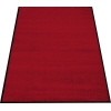 Weinrote Schmutzfangmatte mit rutschfestem Rücken und robuster Floroberfläche.