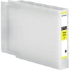 Gelbe Epson Tintenpatrone T04B4 in transparentem Gehäuse mit seitlichem Etikett.