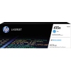 HP Toner 415X in cyan, abgebildet auf einer Verpackung für Laserdrucker.