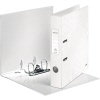 Weißer Leitz Ordner WOW aus Kunststoff mit 52 mm Mechanik und laminierter Oberfläche.
