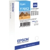 Epson Tintenpatrone T7012 in cyan, Verpackung mit Informationen und Symbolen zur Verwendung.