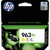 HP Tintenpatrone 963XL gelb in der Verkaufsverpackung mit gelbem Farbklecks.