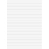 Liniert, unbedruckter Briefblock im DIN A4 Format auf weißem Hintergrund.