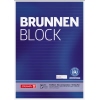 Liniert DIN A4 Briefblock aus Recyclingpapier in blauer Verpackung mit 50 Blatt.