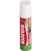 Klebestift mit grünem Boden und weißem Deckel, gekennzeichnet mit 'Kores Eco'.