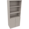 Regalschrank endless 800 x 1.869 x 442 mm (B x H x T) verkehrsweiß lichtgrau Produktbild pa_produktabbildung_1 S