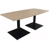 Konferenztisch communication 1.800 x 720 x 800/900 mm (B x H x T) anthrazit metallic eiche natur Produktbild pa_produktabbildung_1 S