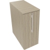 Beistellcontainer mit offenem Design in Eiche natur, einseitig nutzbar, inklusive Softeinzug.