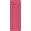 Leitz Einstellfehlkarte in Pink mit Linien zum Beschriften und Kästchen für Aktenvermerke.