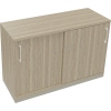 Schiebetürenschrank endless *1.200 x 781 x 442 mm (B x H x T)* *silberaluminium* eiche natur Produktbild pa_produktabbildung_1 S