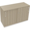 Schiebetürenschrank endless 1.200 x 781 x 442 mm (B x H x T) verkehrsweiß eiche natur Produktbild pa_produktabbildung_1 S