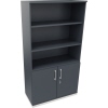 Regalschrank endless 1.000 x 1.869 x 442 mm (B x H x T) verkehrsweiß lavagrau Produktbild pa_produktabbildung_1 S