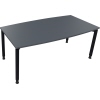Konferenztisch communication 1.800 x 680-820 x 800/900 mm (B x H x T) anthrazit metallic lavagrau Produktbild pa_produktabbildung_1 S