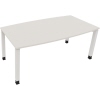Konferenztisch communication 1.800 x 680-820 x 800/900 mm (B x H x T) verkehrsweiß diamantweiß Produktbild pa_produktabbildung_1 S