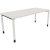 Schreibtisch all in one 1.800 x 680-820 x 800 mm (B x H x T) Vierfuß Rundrohr diamantweiß verkehrsweiß Produktbild pa_produktabbildung_1 S