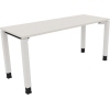 Schreibtisch all in one 1.800 x 680-820 x 600 mm (B x H x T) Vierfuß Quadratrohr diamantweiß verkehrsweiß Produktbild pa_produktabbildung_1 S