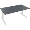 Schreibtisch all in one 1.800 x 645-1.275 x 800 mm (B x H x T) lavagrau verkehrsweiß Produktbild pa_produktabbildung_1 S