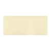 Beige Trennstreifen mit Lochungen an der Schmalseite.