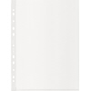 Transparente Prospekthülle im DIN A4-Format mit Perforationen für Ordner.