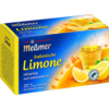 Verpackung von Meßmer Tee Italienische Limone mit Teebeuteln und Zitronenscheiben.