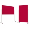 magnetoplan® Moderationstafel Design VarioPin weiß, pulverbeschichtet rot Produktbild pa_produktabbildung_1 S