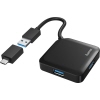 Hama USB-Hub USB-A, USB-C Produktbild pa_produktabbildung_1 S