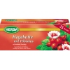 Verpackung von Hagebutte mit Hibiskus Tee in einer Schachtel mit 25 Teebeuteln.