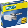 Verpackung mit Rapid Heftklammern 23/20, 1000 Stück, für starke Heftleistung.