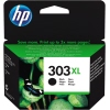 HP Tintenpatrone 303XL schwarz in Verpackung mit grünen und schwarzen Design-Elementen.